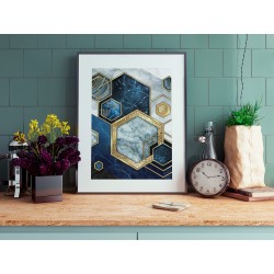 Szafirowy sygnet - plakat dekoracyjny