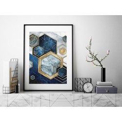 Szafirowy sygnet - plakat dekoracyjny