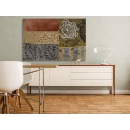 Elegancki patchwork - nowoczesny obraz na płótnie - 120x80 cm Elegancki patchwork - nowoczesny obraz na płótnie - 120x80 cm