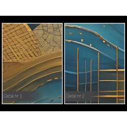 Błękitne marzenia - nowoczesny obraz na płótnie