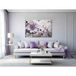 Ametystowa poezja - nowoczesny obraz na płótnie