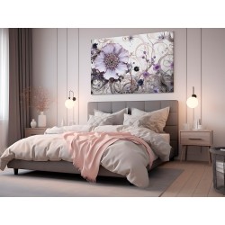 Ametystowa poezja - nowoczesny obraz na płótnie