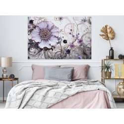 Ametystowa poezja - nowoczesny obraz na płótnie