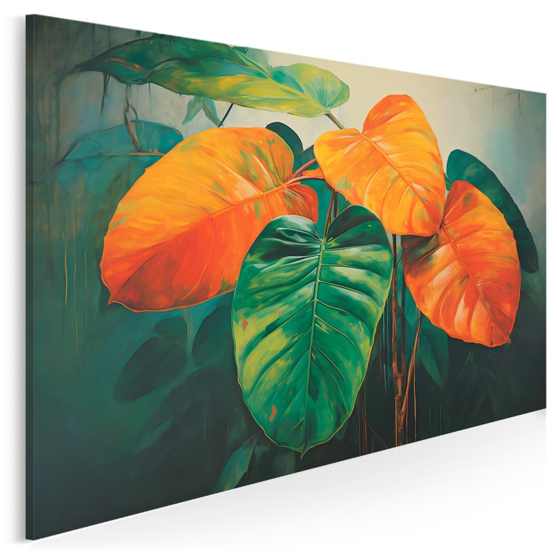 Tajemnice dżungli - nowoczesny obraz na płótnie - 120x80 cm
