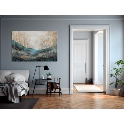 Pejzaż emocji - nowoczesny obraz na płótnie