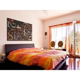 Kod doskonałości  - nowoczesny obraz na płótnie - 120x80 cm