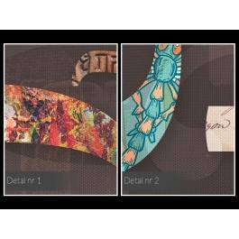 Kod doskonałości  - nowoczesny obraz na płótnie - 120x80 cm