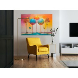 Pejzaż marzeń - nowoczesny obraz na płótnie