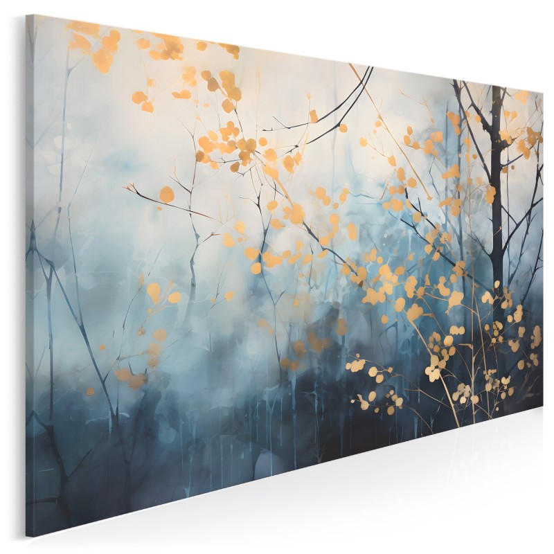 Leśne sonety - nowoczesny obraz na płótnie - 120x80 cm