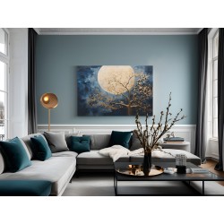 Upływ czasu - nowoczesny obraz na płótnie