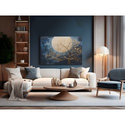 Upływ czasu - nowoczesny obraz na płótnie