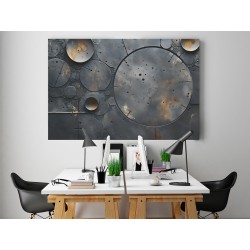 W kręgu zainteresowań - nowoczesny obraz na płótnie