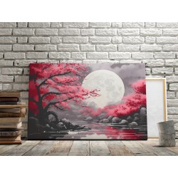 Sakura - nowoczesny obraz na płótnie