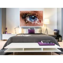 Magnetyczne spojrzenie - nowoczesny obraz na płótnie - 120x80 cm