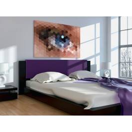 Magnetyczne spojrzenie - nowoczesny obraz na płótnie - 120x80 cm