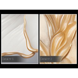 Zaklęta w złocie - nowoczesny obraz na płótnie