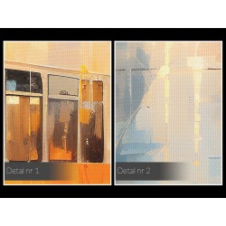 Miejska rapsodia - nowoczesny obraz na płótnie