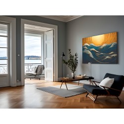 Morska bryza - nowoczesny obraz na płótnie