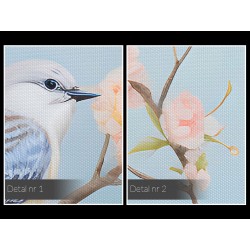 Barwne dialogi - nowoczesny obraz na płótnie