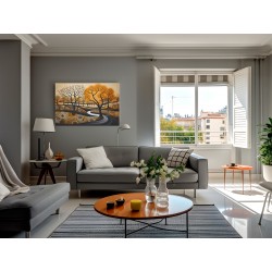 Melodia kształtów - nowoczesny obraz na płótnie