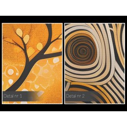 Melodia kształtów - nowoczesny obraz na płótnie