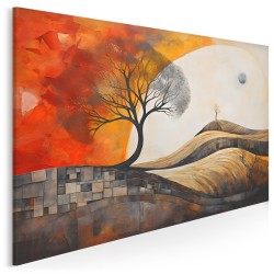 Harmonia z naturą - nowoczesny obraz na płótnie