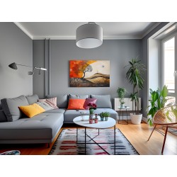 Harmonia z naturą - nowoczesny obraz na płótnie