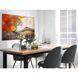 Harmonia z naturą - nowoczesny obraz na płótnie