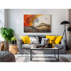 Harmonia z naturą - nowoczesny obraz na płótnie