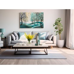 Linie melodyczne - nowoczesny obraz na płótnie