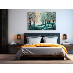 Linie melodyczne - nowoczesny obraz na płótnie