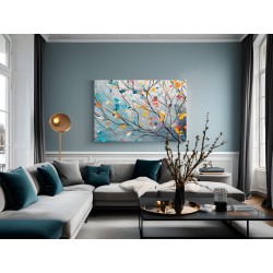 Refleksy i refleksje - nowoczesny obraz na płótnie