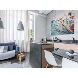 Refleksy i refleksje - nowoczesny obraz na płótnie