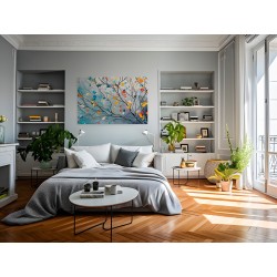 Refleksy i refleksje - nowoczesny obraz na płótnie