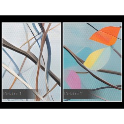 Refleksy i refleksje - nowoczesny obraz na płótnie