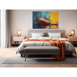 Dumnie przez życie - nowoczesny obraz na płótnie