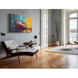 Dumnie przez życie - nowoczesny obraz na płótnie