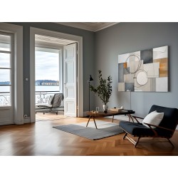 Rozmyte granice - nowoczesny obraz na płótnie