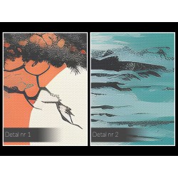 Chrzęst gałązek - nowoczesny obraz na płótnie