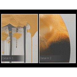 Harmoniczna struktura - nowoczesny obraz na płótnie