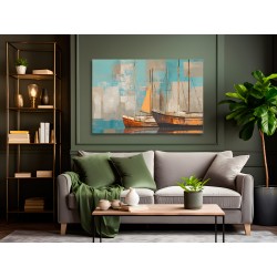 Rejs w życie - nowoczesny obraz na płótnie