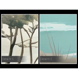 Szelest liści - nowoczesny obraz na płótnie