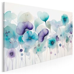 Morski mak - nowoczesny obraz na płótnie