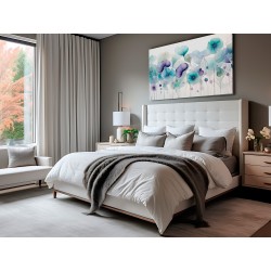 Morski mak - nowoczesny obraz na płótnie