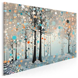 Szron - nowoczesny obraz na płótnie