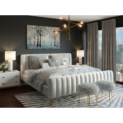 Szron - nowoczesny obraz na płótnie