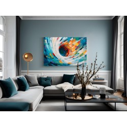 Wiralowe tempo - nowoczesny obraz na płótnie
