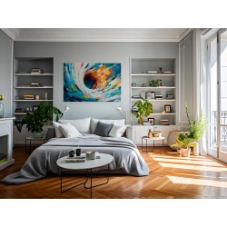 Wiralowe tempo - nowoczesny obraz na płótnie