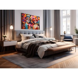 Hipsterski bal  - nowoczesny obraz na płótnie