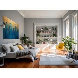 Ociekający bogactwem - nowoczesny obraz na płótnie